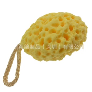 Écologique de haute qualité en gros personnaliser nettoyage de la peau hydrophile sans latex nid d'abeille coton doux bébé mousse éponge de bain - Product Image 2