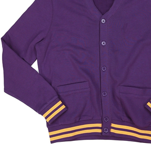 Veste de baseball d'hiver personnalisée de haute qualité, style Letterman en coton, longue et avec logo frontal - Product Image 3