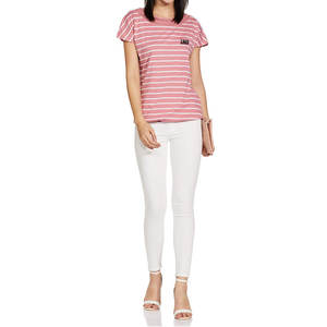 Camisa de Mujer con Diseño a Rayas para Verano, con Logotipo Personalizado y Ajuste Cómodo para Compradores al por Mayor, Diseño de Alta Calidad a Precio de Fábrica - Product Image 4