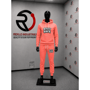 Conjunto Deportivo para Hombre, Color Coral, Sudadera con Capucha y Pantalones Jogger con Estampado Personalizado, Ropa Deportiva Informal, de Felpa, para Gimnasio y Entrenamiento, en Oferta - Product Image 3
