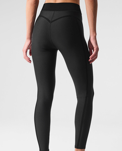 Custom Women's Winter Activewear <b>Leggings</b> High Waist Elastic Waist Solid Quick Dry Breathable Eco-Friendly Tummy <b>Control</b> - Product Image 5