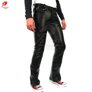 กางเกงหนังผู้ชายแฟชั่นสุดฮิต ผลิตในปากีสถาน คุณภาพเยี่ยม ขายดีที่สุด เหมาะสำหรับใส่ในชีวิตประจำวัน - Product Image 3