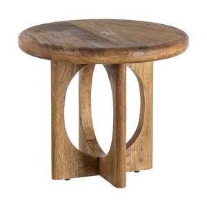 Modern Luxury Dark Walnut <b>Nesting</b> <b>Coffee</b> <b>Table</b> <b>Set</b> Pedestal Base Minimalist Design 1 Year Warranty Living Room Furniture - Product Image 3