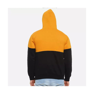เสื้อฮู้ดดี้ผู้ชายคุณภาพสูง 350 GSM ตัดเย็บสองสี ผ้าฝ้าย 100% เชือกผูกแบบดึงได้ พิมพ์ลายดิจิทัล ปักลายเสื้อผ้า - Product Image 1
