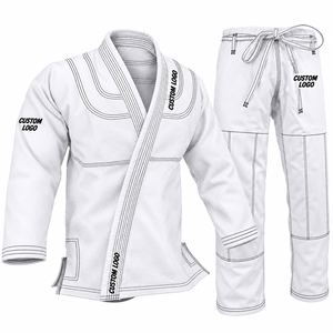 Kimono de BJJ unisexe vert olive, 100% coton, coupe classique, durable, pour entraînement d'arts martiaux pour adultes, poids du tissu 340g, personnalisable - Product Image 5