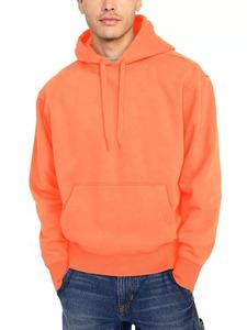Sudadera con capucha con estampado de soplo de bordado personalizado de Color Lima para hombres Sudaderas con capucha y sudaderas térmicas para hombres en blanco de alta calidad - Product Image 3