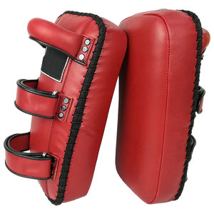 แผ่นรองเตะมวยไทย PVC แบบกำหนดเอง ทนทาน สำหรับฝึกซ้อมชกมวย ปรับสายรัดแขนได้ แข็งแรง - Product Image 2