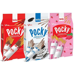 Palitos Pocky, paquete de 24, palitos de galleta Pocky al por mayor con almendras y chocolate, 36 g x 10 cajas x 6 bloques - Product Image 5