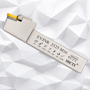 EDJNR 3232 P15 CNC External Turning <b>Tool</b> <b>Holder</b> for DNMG Inserts High Precision White Coated Alloy Steel OEM Lathe Cutting <b>Tool</b> - Product Image 2