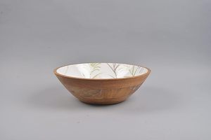 Ensemble de saladiers en bois de manguier faits à la main - Design moderne, lavables au lave-vaisselle, bols de service pour les fêtes - Product Image 2