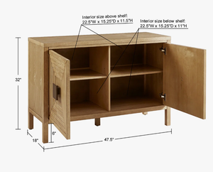 ตู้โชว์ไวน์ 2 ประตูสุดหรูสำหรับบาร์ในบ้าน พร้อมชั้นวางปรับระดับได้ สไตล์ยุโรปดั้งเดิม เฟอร์นิเจอร์ตกแต่งบ้าน - Product Image 5