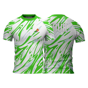 T-shirt de sport personnalisé pour homme, respirant, antibactérien, simple, imprimé sur le devant, séchage rapide, 100% polyester, vêtement de yoga - Product Image 1