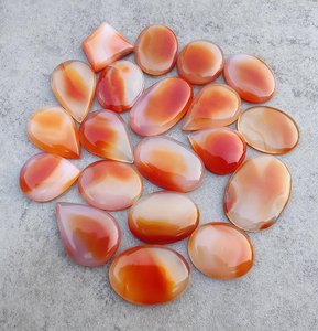 Cabochons en onyx naturel AA+ ovales, lot de 20, vente en gros pour la création de bijoux - Product Image 6