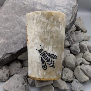 Vaso de cuerno natural hecho a mano, estilo vikingo, el más vendido, para bar, mesa y regalos, disponible a precio con descuento. - Product Image 5