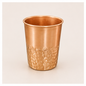 Vaso de Cobre Puro Martillado para Beneficios Ayurvédicos para la Salud, Taza Metálica Ecológica para Agua y Jugos - Product Image 1