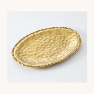Decorative Metal Sweets <b>Snacks</b> <b>Tray</b> Premium Home Decor Food Serving <b>Tray</b> For Tea Time <b>Snacks</b> Desserts Use - Product Image 1