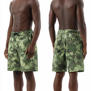 Solid High Street Nonwoven Waterproof Windproof Quick Dry Men's Summer <b>Shorts</b> - Product Image 2