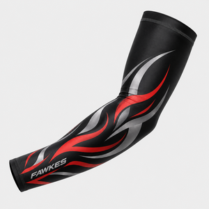 Manguito de Ciclismo Fawkes Negro con Estampado por Transferencia Térmica, Ecológico, Antibacterial, Anti-UV, Unisex, para Adultos, Personalizado 2026, Transpirable - Product Image 2