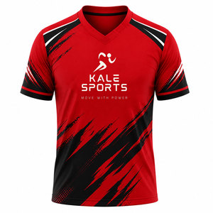 Camiseta de Fútbol Personalizada con Logotipo, Material 100% Poliéster, Nombre y Número del Equipo Personalizados, Transpirable, Ropa Deportiva para Toda Temporada - Product Image 4