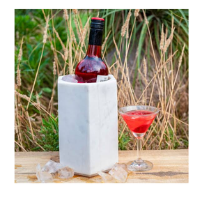 U F INTERNATIONAL WMC-90, Enfriador de Botellas Rectangular de Mármol Blanco, Ecológico, para Fiestas, Accesorios de Bar, el Más Vendido - Product Image 1