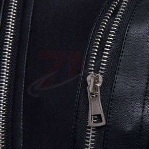 Chaqueta Corta de Piel de Oveja Genuina con Cremallera para Hombre y Mujer, de Grosor Estándar, Venta al por Mayor - Product Image 4