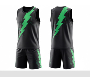 Full Sublimation Basketball Uniform Set Quick Dry Breathable <b>Polyester</b> Jersey And <b>Shorts</b> Team Sportswear For Men Women Youth - Product Image 1