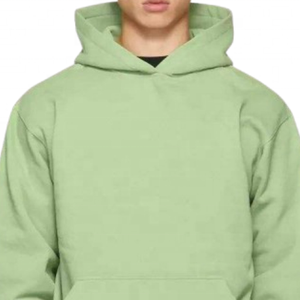 Sudadera gruesa y pesada en blanco con hombros caídos para hombre, sudadera 500 460 400 Gsm con logotipo personalizado French Terry, sudadera de gran tamaño con capucha de gran tamaño - Product Image 2