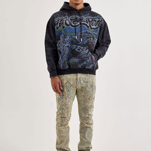 Fournisseur de sweats à capuche en strass OEM, sweat à capuche de haute qualité avec décoration en pierres de cristal, idéal pour les marques de vêtements à étiquette privée - Product Image 4