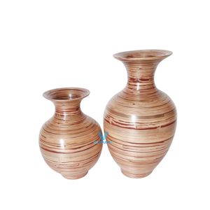 Jarrón de Bambú Tejido a Mano, Jarrón Decorativo para Flores, Decoración Natural para el Hogar, Venta al por Mayor, OEM, ODM - Product Image 5