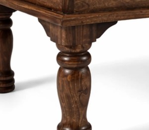 Vintage Style Turned Leg <b>Coffee</b> <b>Table</b> |Traditional Center <b>Table</b> | Classic Solid Wood Living Room <b>Coffee</b> <b>Table</b> - Product Image 6