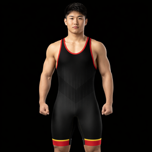 Custom Wrestling <b>Singlet</b> <b>for</b> <b>Men</b> Breathable Athletic Wrestling Suit Lightweight Compression Sportswear - Product Image 4