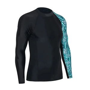Rash Guard Men Flexible Comfort Fit Soft Fabric Lightweight Active Lifestyle Rash Guard - Product Image 1