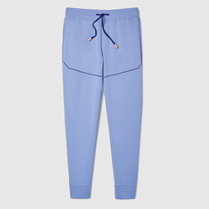 Men <b>Light</b> Blue Sweatpants Elastic Waist Drawstring Casual Slim Fit Side Pockets Breathable Lightweight <b>Trousers</b> - Product Image 1