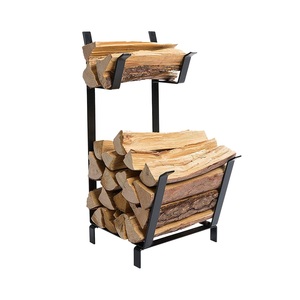 Nouvel Arrivage Porte-Bûches Intérieur/Extérieur Moderne en Métal avec Cadre Carré Thermolaqué – Taille, Forme et Couleur Personnalisables - Product Image 1