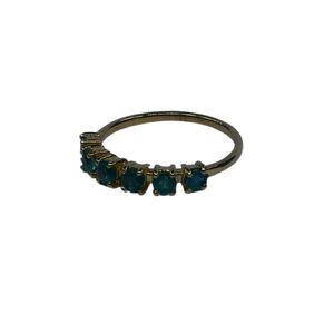 Wedding Wear 925 Sterling <b>Silver</b> Gold Plated Jewelry <b>Emerald</b> Gemstone Women Wear Classic <b>Ring</b> - Product Image 2