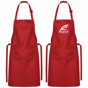 Tablier de charpentier réglable en coton robuste avec sangles croisées et sac à outils, couleur personnalisable, uniforme de travail pour le personnel de restaurant et de bar - Product Image 3