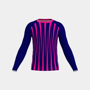 Camiseta Deportiva de Manga Larga OEM para Deportes Activos |   Top de Compresión con Estampado por Transferencia Térmica, Parte Delantera de Tela Ecológica de Poliéster/Spandex - Product Image 1