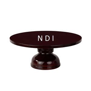 Support à gâteau de fête de Noël, de mariage et d'anniversaire, finition noire classique avec revêtement poudré - Product Image 2