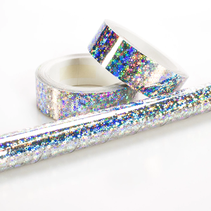 Iridescent <b>Clear</b> Holographic Adhesive <b>Tape</b> OEM Wholesale Rainbow Color Reflective Film DIY Craft Decoration Wrapping <b>Tape</b> Roll - Product Image 5