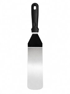 Espátula de Cocina de Acero Inoxidable con Mango Ergonómico Negro para Cocinar, Hornear, Asar y Voltear Alimentos - Product Image 2