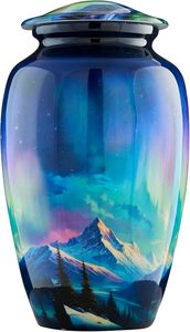 Reliable Manufacturer Exclusive Handmade Metal Ash Urn for Adult Human Remains with Decorative Memorial Engraving Details - Product Image 5