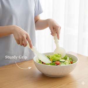 Ensemble Cuillère et Fourchette en Résine Époxy Façonnées à la Main, Style Classique, pour la Maison et la Table d'Hôtel - Product Image 4