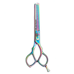 Tijeras de Peluquería Multifuncionales para Adelgazar y Alisar el Cabello, Instrumentos Profesionales de Dientes Planos para Peinar, Instrumentos para el Cuidado y Estilismo del Cabello - Product Image 1