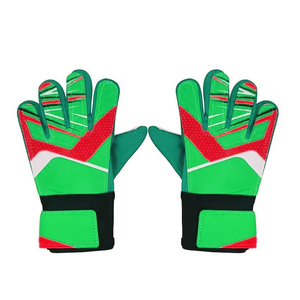 Gants de gardien de but pour enfants jaunes et violets avec paume en silicone injecté et dos en caoutchouc durable - Product Image 3