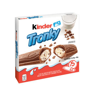 เวเฟอร์ช็อกโกแลต Kinder Tronky ยอดนิยม แพ็ค 5 ชิ้น - สำหรับผู้จัดจำหน่ายและร้านค้าปลีกขนมขบเคี้ยวระดับโลก - Product Image 2
