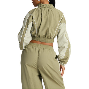 Conjunto de Chaqueta y Pantalones Deportivos de Nailon de 2 Piezas para Mujer, Chaqueta Ligera de Poliéster y Pantalones Deportivos Transpirables e Impermeables, OEM - Product Image 4