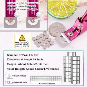 Cortauñas Ajustables Premium LUMINEX IMPEX Rojo Violeta con Imanes y Medidores para Herramientas de Perforación Corporal de Acero Inoxidable - Product Image 5