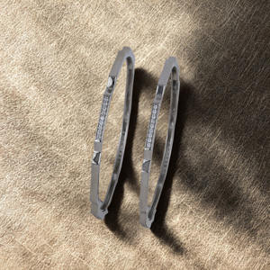 Women's High Quality 925 Sterling Silver Bracelet Classic Style Bangle with Natural <b>Crystal</b> Made in India - Product Image 2