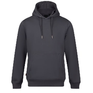 Conjunto de Dos Piezas, Sudadera con Capucha Extra Grande y Pantalones Deportivos Personalizados de Felpa para Hombre, 100% Algodón, Diseño Sólido Estampado de Invierno - Product Image 4