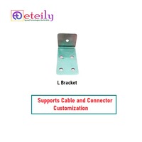 ETEILY 915MHz 9dBi Antena Rubber Duck Kabel RG174 (L-3Mtr) + untuk Konektor Male St. (Dengan Braket L) IP65 10-25W Buatan India